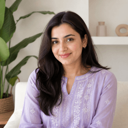 AI-generated portrait for demo creator Amina Khan
