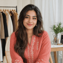 AI-generated portrait for fictional demo creator Zara Noor
